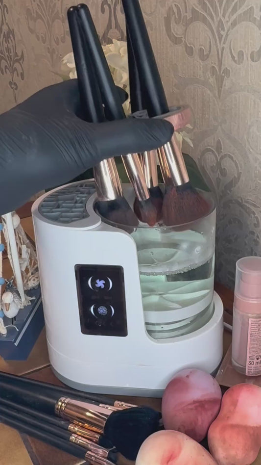 Dirty Makeup Brushes? Clean & Dry Them in Seconds ✨